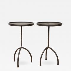 Pair Of Wrought Iron Side Tables - 2101026