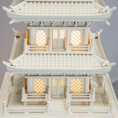 Pair Pagoda lamps - 1793494