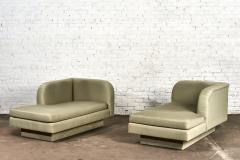 Pair Post Modern Chaise Lounges 1980 - 2984536