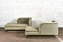 Pair Post Modern Chaise Lounges 1980 - 2984538