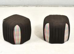 Pair Preview Pouf Ottomans Stool 1970 - 2785288