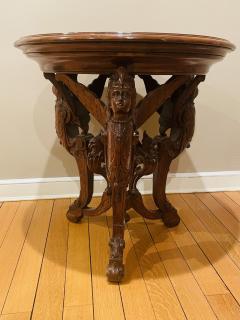 Pair R J Horner End Tables Side or Pedestal Tables Carved Inlaid Rare - 2922223