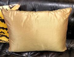 Pair Scalamandre Il Leopardo Silk Velvet Pillows - 1405090