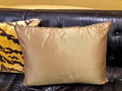 Pair Scalamandre Le Tigre Silk Velvet Pillows - 1405108