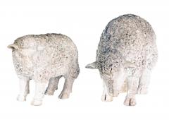 Pair Sheep Tabletop Accessory English 20th Century - 3276774