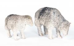 Pair Sheep Tabletop Accessory English 20th Century - 3276776