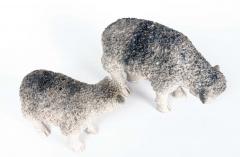 Pair Sheep Tabletop Accessory English 20th Century - 3276777