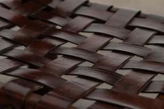 Pair Spanish Mid 20thC Brutalist Walnut Chairs - 4503200