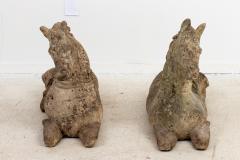 Pair Stone Horses - 2087600