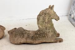 Pair Stone Horses - 2087602