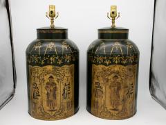 Pair Tea Tin Lamps - 3690601