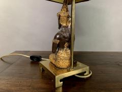 Pair Thai Thepphanom Angel Table Lamps Brass Base - 1806018