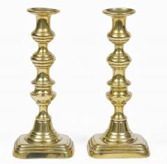 Pair Victorian Brass Candlesticks - 4549863