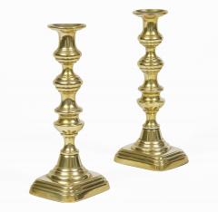 Pair Victorian Brass Candlesticks - 4552167