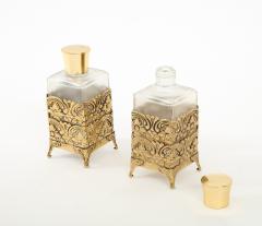 Pair West German Perfume Bottles - 2614615