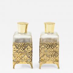 Pair West German Perfume Bottles - 2626192