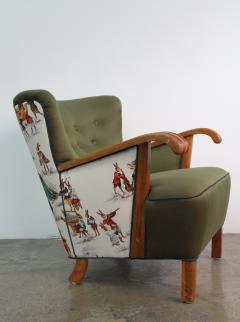 Pair if Danish Club Chair 1940s - 3975006