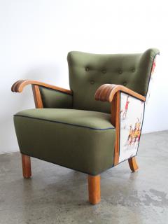 Pair if Danish Club Chair 1940s - 3975012