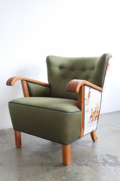 Pair if Danish Club Chair 1940s - 3975014