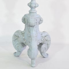 Pair of 17 18th Century Italian Carved Wooden Baroque Candleholders - 4113940