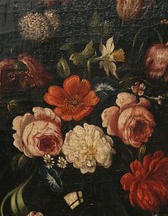 Pair of 17th Century Dutch Floral Still Life Paintings - 3940436