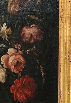 Pair of 17th Century Dutch Floral Still Life Paintings - 3940437