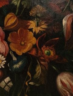 Pair of 17th Century Dutch Floral Still Life Paintings - 3940441
