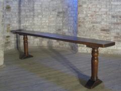 Pair of 17th Century Italian Baroque Walnut Benches - 656396