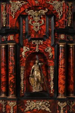 Pair of 17th Century Spanish Baroque Gilt Bronze Mounted Ebonised Cabinets - 3935761