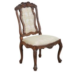 Pair of 18th C Portuguese Rococo Hardwood Side Chairs - 4261235