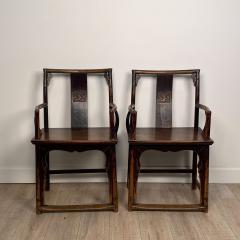 Pair of 18th Century Chinese Armchairs - 2675621