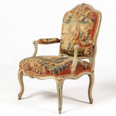 Pair of 18th Century French Abusson Tapestry Chairs - 3777259