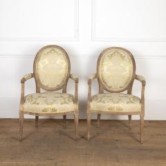 Pair of 18th Century French Fauteuils - 3611369