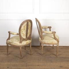 Pair of 18th Century French Fauteuils - 3611466