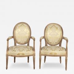 Pair of 18th Century French Fauteuils - 3613138