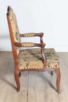 Pair of 18th Century French Louis XV Arm Chairs - 3956646