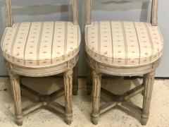 Pair of 18th Century French Musicians Chairs Diminutive Chair or Stools - 2972238