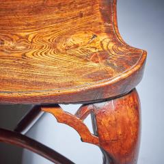 Pair of 18th Century George II Gothic Yew and Elm Windsor Armchairs circa 1760 - 3127266