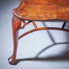 Pair of 18th Century George II Gothic Yew and Elm Windsor Armchairs circa 1760 - 3127267