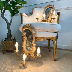 Pair of 18th Century Gilt Wood and Gesso Girandoles - 3346803