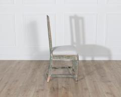 Pair of 18th Century Gustavian Side Chairs with Original Paint from Lindome - 4298934