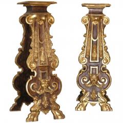 Pair of 18th Century Italian Giltwood Stands - 452684