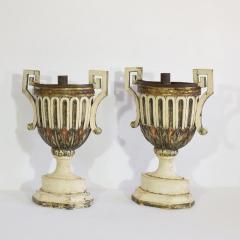 Pair of 18th Century Italian Neoclassical Altar Candleholders - 4114323