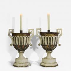 Pair of 18th Century Italian Neoclassical Altar Candleholders - 4177109