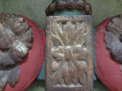 Pair of 18th Century Italian Polychrome Sconces - 4817252