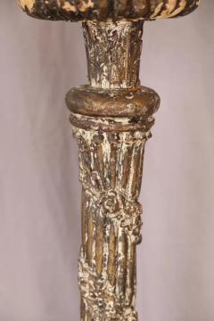 Pair of 18th Century Large Carved Candlesticks - 3531837