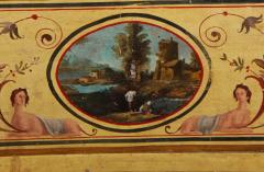 Pair of 18th Century Neoclassical Luccan Louis XVI Polychrome Bedside Table - 3620547