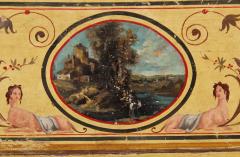 Pair of 18th Century Neoclassical Luccan Louis XVI Polychrome Bedside Table - 3620550