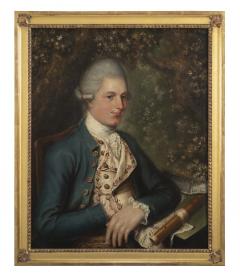 Pair of 18th Century Portraits of a Gentleman and a Lady - 2113571