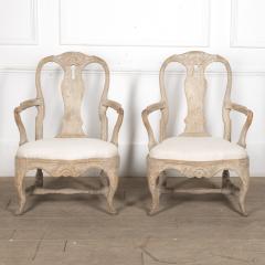 Pair of 18th Century Swedish Armchairs - 3611368